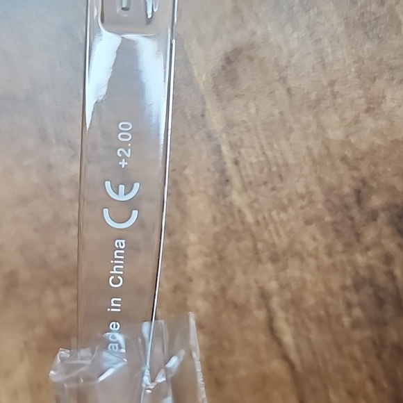 EyeKeeper Fashion Readers Transparent +2.00 NWT X002X16OKP - Picture 3 of 3